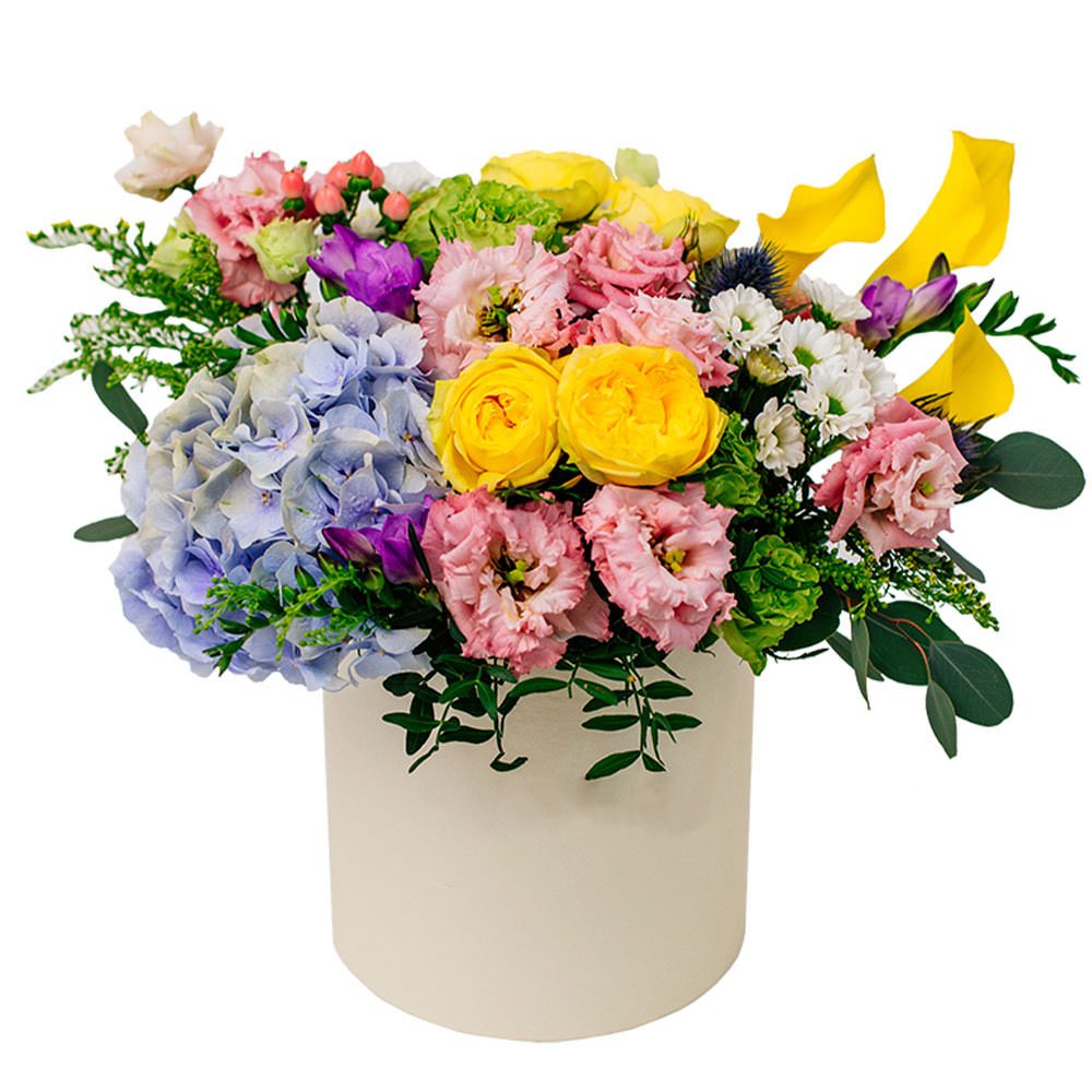 Цветы в коробке "Начало" Цветы в коробке "Начало"